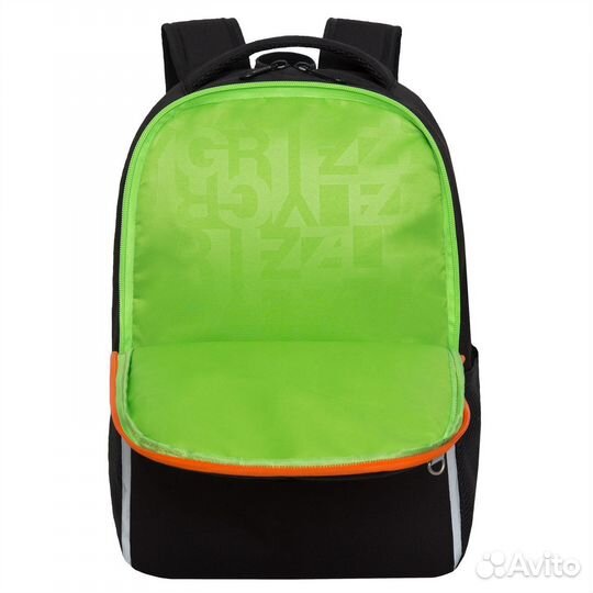 Рюкзак (ранец) школьный Grizzly RB-451-3 черный