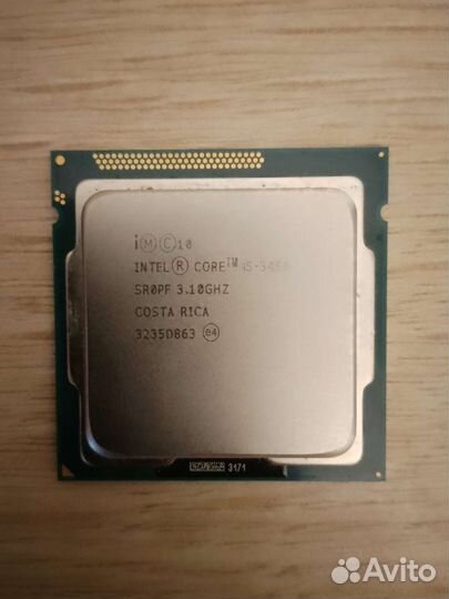 Материнская плата с процессором и памятью