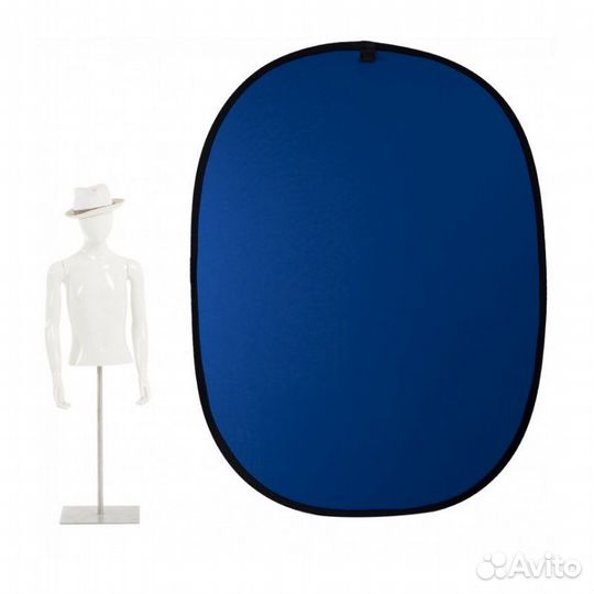 Фотофон складной хромакей Raylab RF-12 муслиновый Green/Blue 150*200см (зеленый/синий)