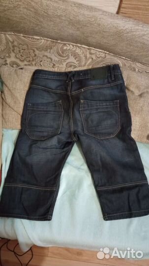 Шорты-бриджи джинсовые мужские H&M, размер 29-30