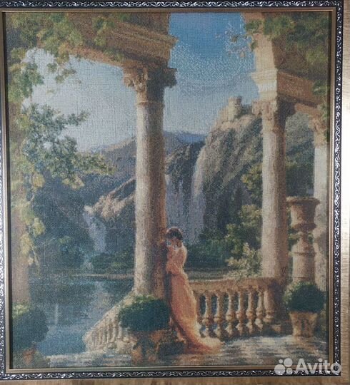 Картина вышитая крестом 