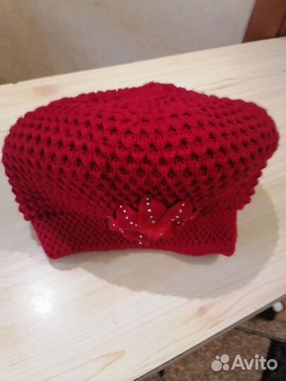 Шапка женская берет, шарф, снуд