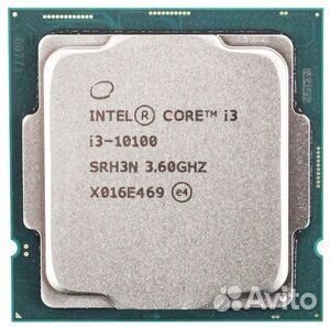 Процессор Intel i3-10100 (с графикой) LGA1200 OEM