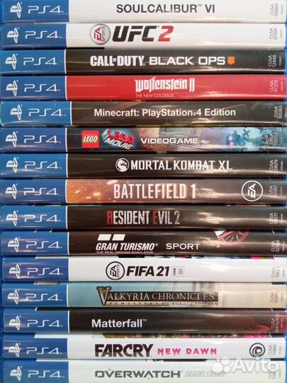 PS4 диски лицензионные игры Sony PlayStation 4