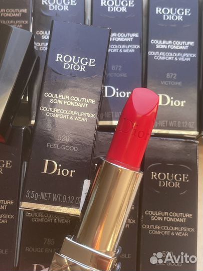 Помада dior rouge 520