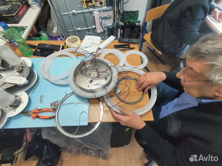 Ремонт светодиодных, LEDлюстр, светильники, панели