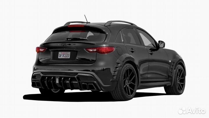 Задний бампер Infiniti fx/qx70 Renegade tuning