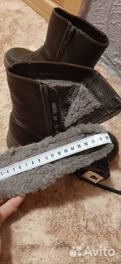 Сапоги зимние детские натуральная кожа и мех 28