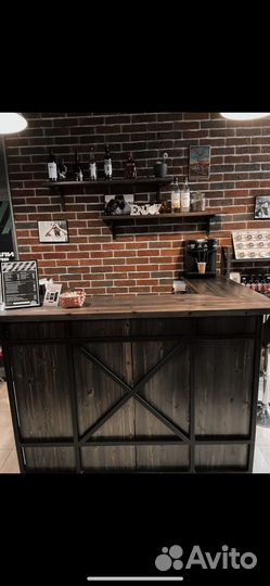 Стойка ресепшн лофт