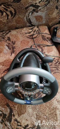 Игровой руль defender forsage gtr с педалями