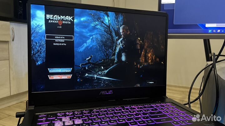 Asus TUF 17 gaming RGB gtx1650 cpu8x3.7 16/512 17”