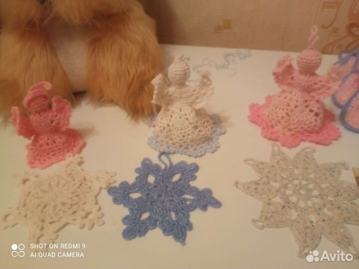 Новогодние, вязанные игрушки