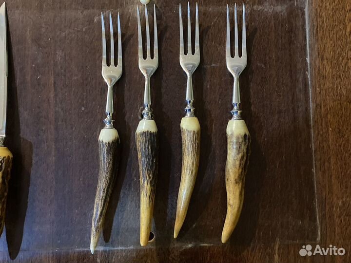 Набор для бифштекса, 4 ножа, 4 вилки