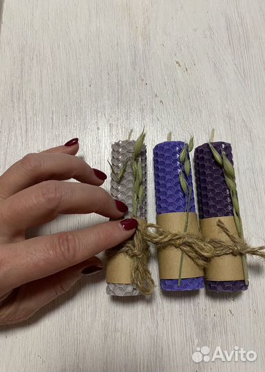 Свечи из вощины и боксы