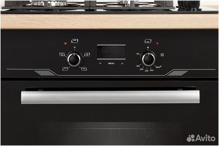 Газовый духовой шкаф gefest дгэ 621-03, черный