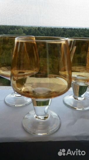Рюмки цветное стекло СССР
