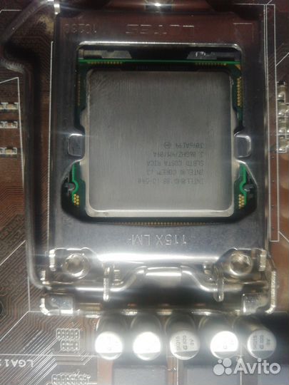 Материнская плата с процессором I3 540