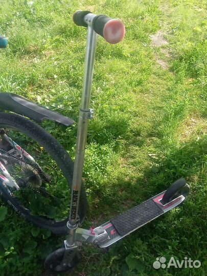 Самокат взрослый с большими колесами
