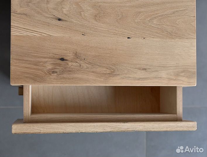 Прикроватная тумба длина 42 см массив тика и дуба
