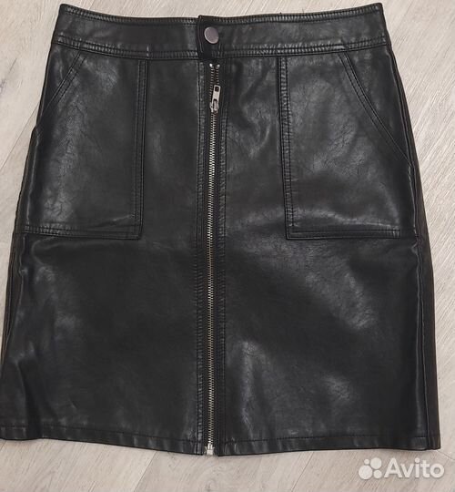 Кожаная юбка