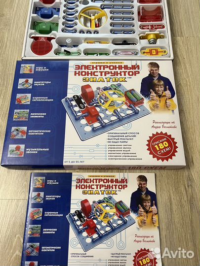 Электронный конструктор знаток 180 схем