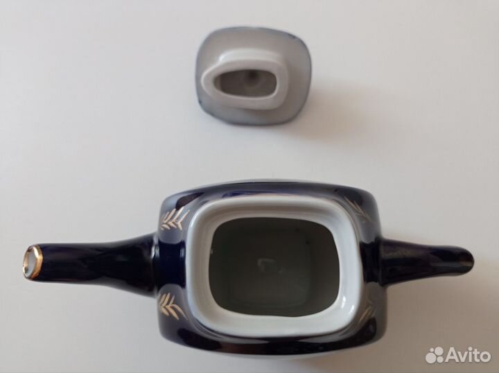 Чайник гжель кобальт СССР