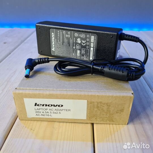 Блок питания для ноутбука Lenovo 5.5x2.5 20V 4.5A