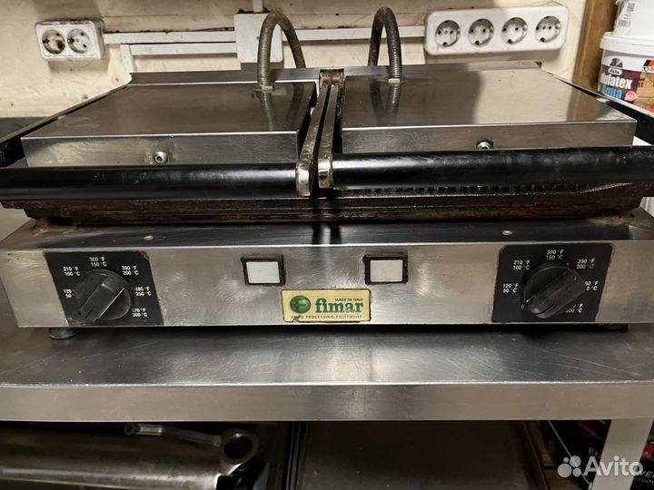 Гриль прижимной контактный fimar