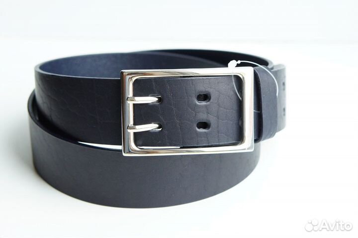 Ремень мужской джинсовый кожаный. Арт:42сСар