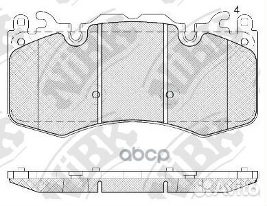 Колодки передние (LR discovery/range rover/sport