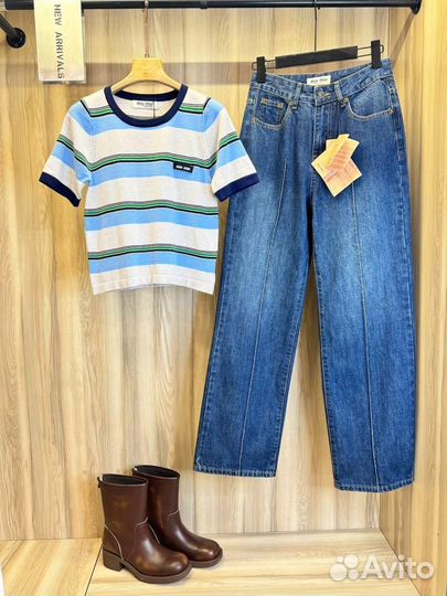 Стильные джинсы MIU MIU