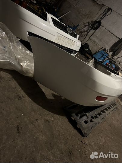 Бампер приора задний