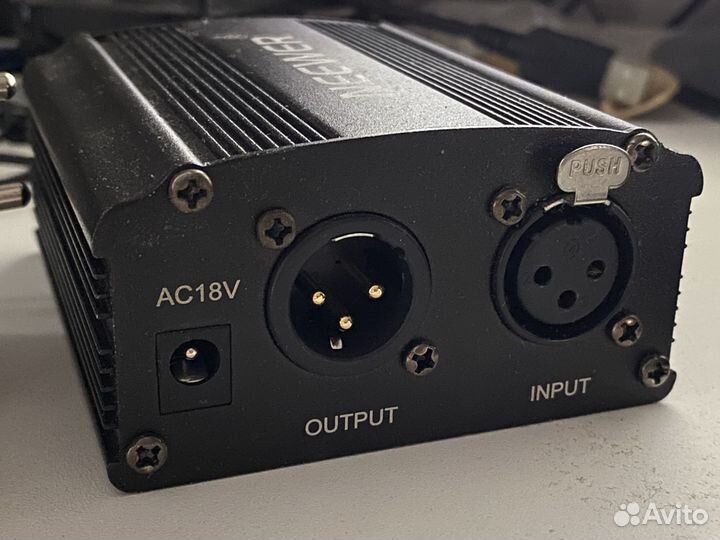 Фантомное питание для конденсаторного микрофона nw