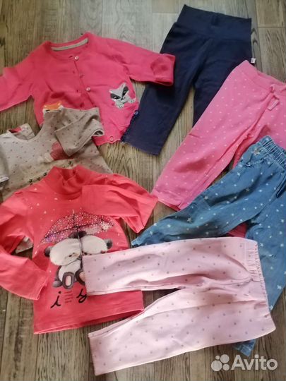 Вещи и обувь пакетом для девочки