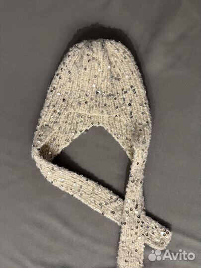 Чепчик денский зимний ангора