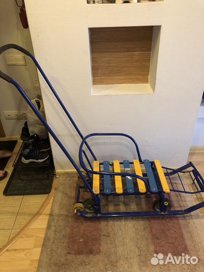 Детские санки с колесами