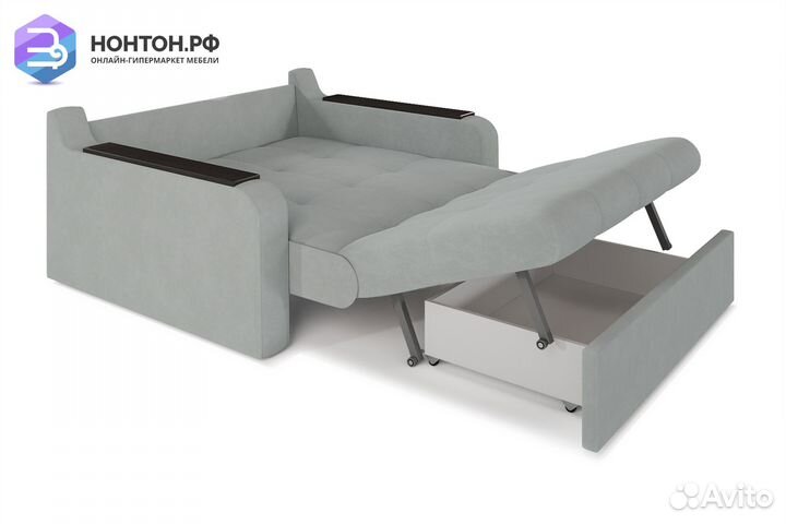 Диван аккордеон Кэнди светло-серый