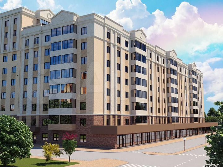 1-к. квартира, 48,8 м², 2/8 эт.