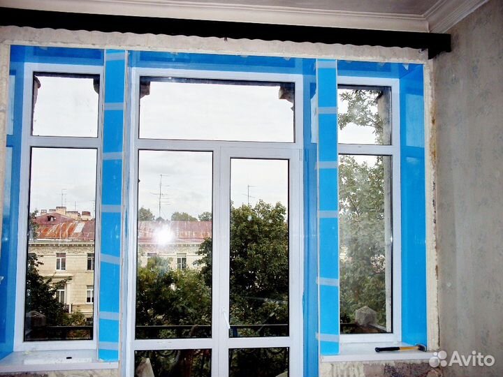 Откосы на пластиковые окна с установкой