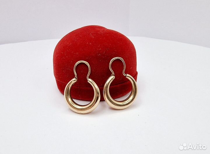Золотые серьги 4,5гр СССР 583пр