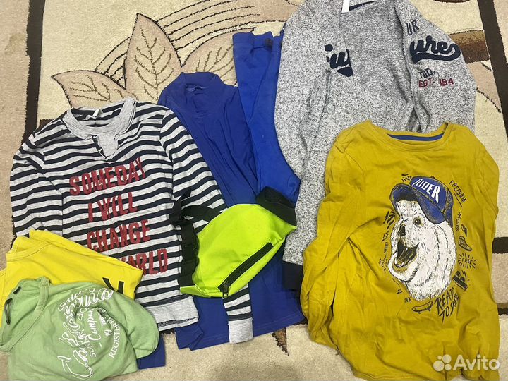 Вещи пакетом для мальчика 140 146 размер