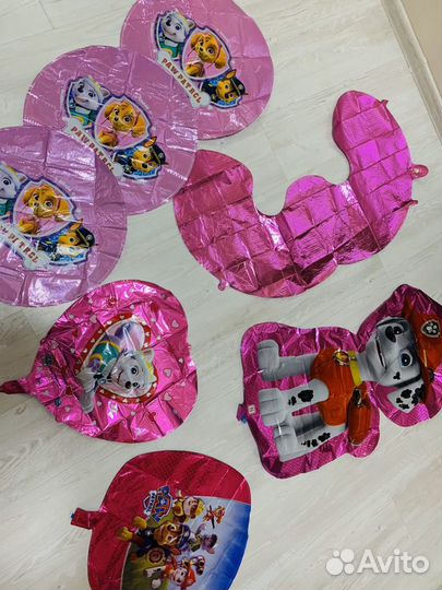 Фольгированые шарики щенячий патруль: Скай, Маршал