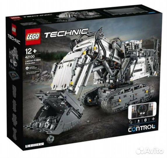 Lego Technic 42100 Экскаватор Liebherr R 9800