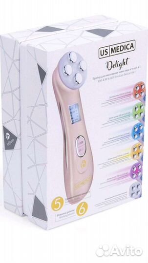 Прибор для омоложения кожи лица и тела 6 в 1