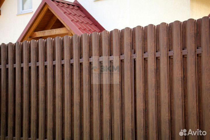Евроштакетник металлический