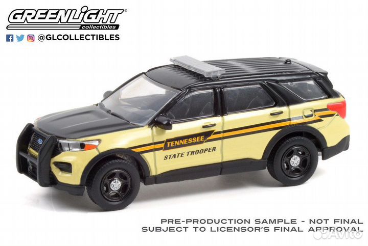 Модель 1/64 Ford Police 2020 Greenlight