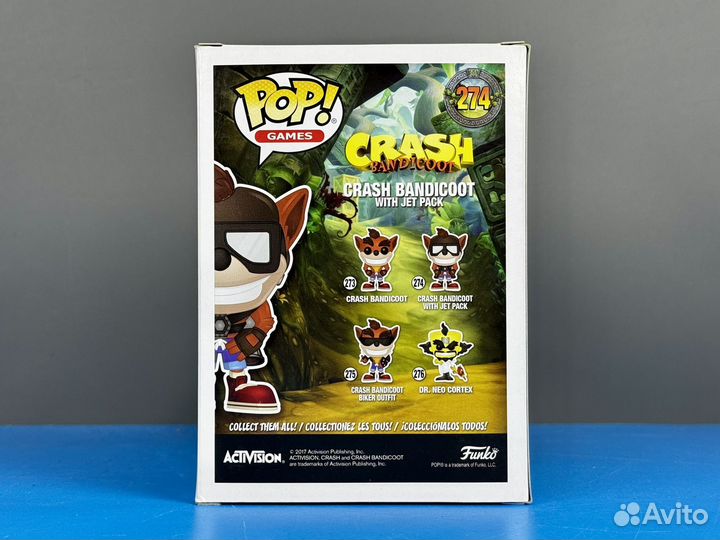 Funko Pop Games 274 Crash Bandicoot w/ Jet Pack SE
