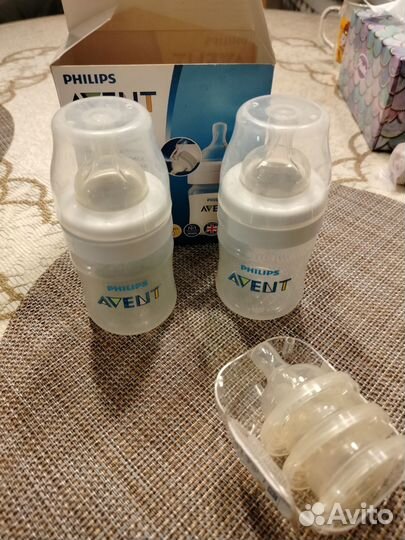 Бутылочки Avent + соски