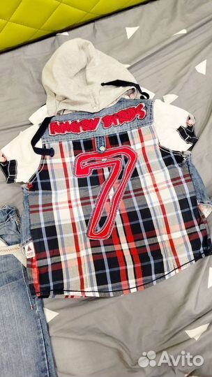 Костюм шорты рубашка 104 110 см