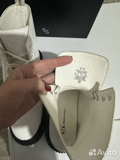 Armani exchange ботинки